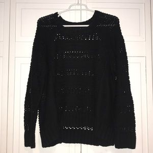 PacSun women’s black long sleeve sweater size L